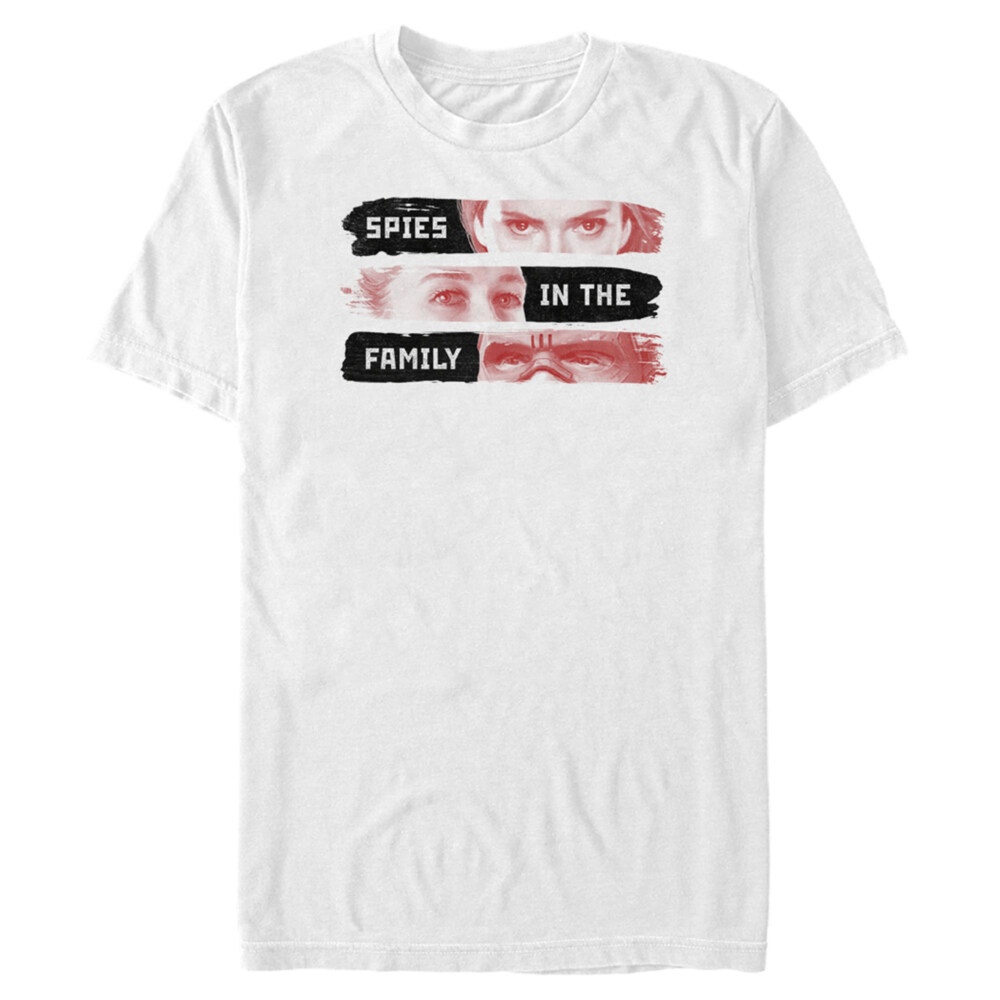 Men's Marvel Black Widow Spies in the Family  Adult T-Shirt