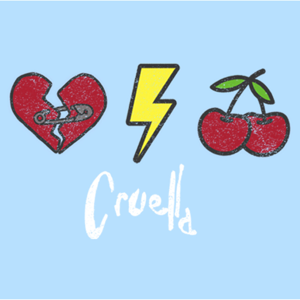 Men's Cruella Patches Logo  Adult T-Shirt