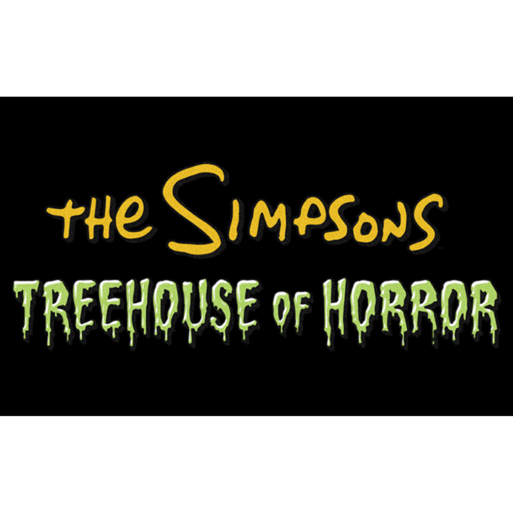 Men's The Simpsons Treehouse of Horror Logo  Adult T-Shirt