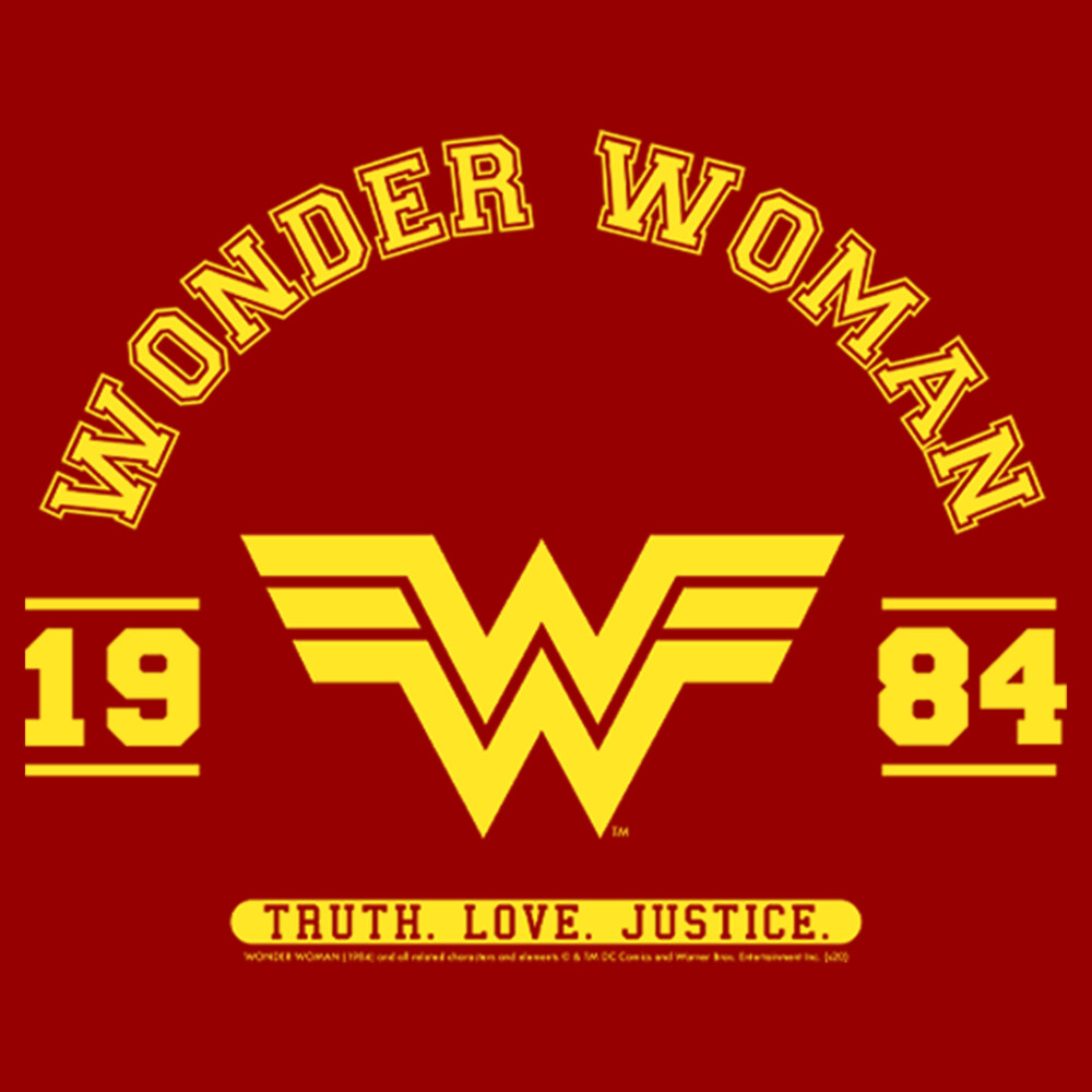Men's Wonder Woman 1984 WW Collegiate  Adult T-Shirt
