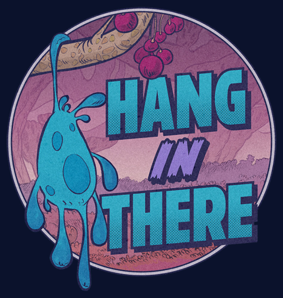 Men's Strange World Splat Hang in There  Adult Sweatshirt