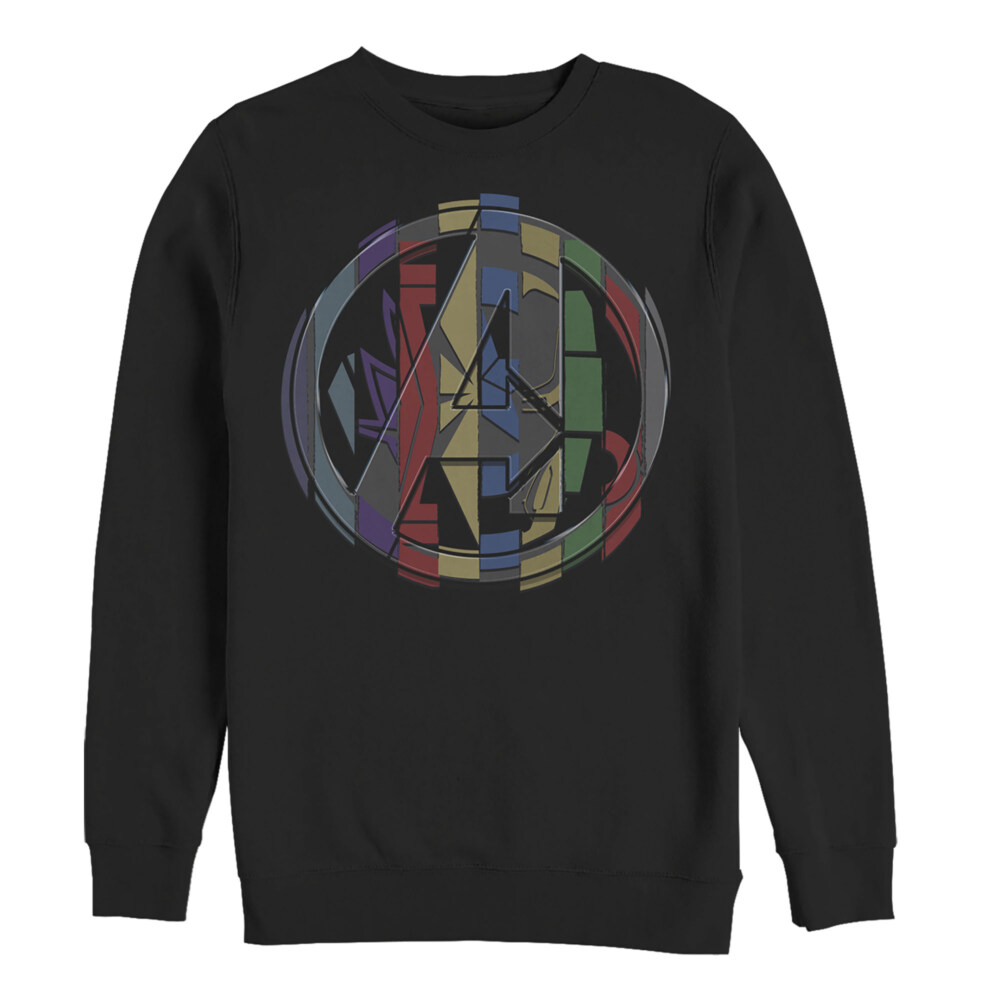 Men's Marvel Avengers: Endgame Puzzle Cube Logo  Adult Sweatshirt