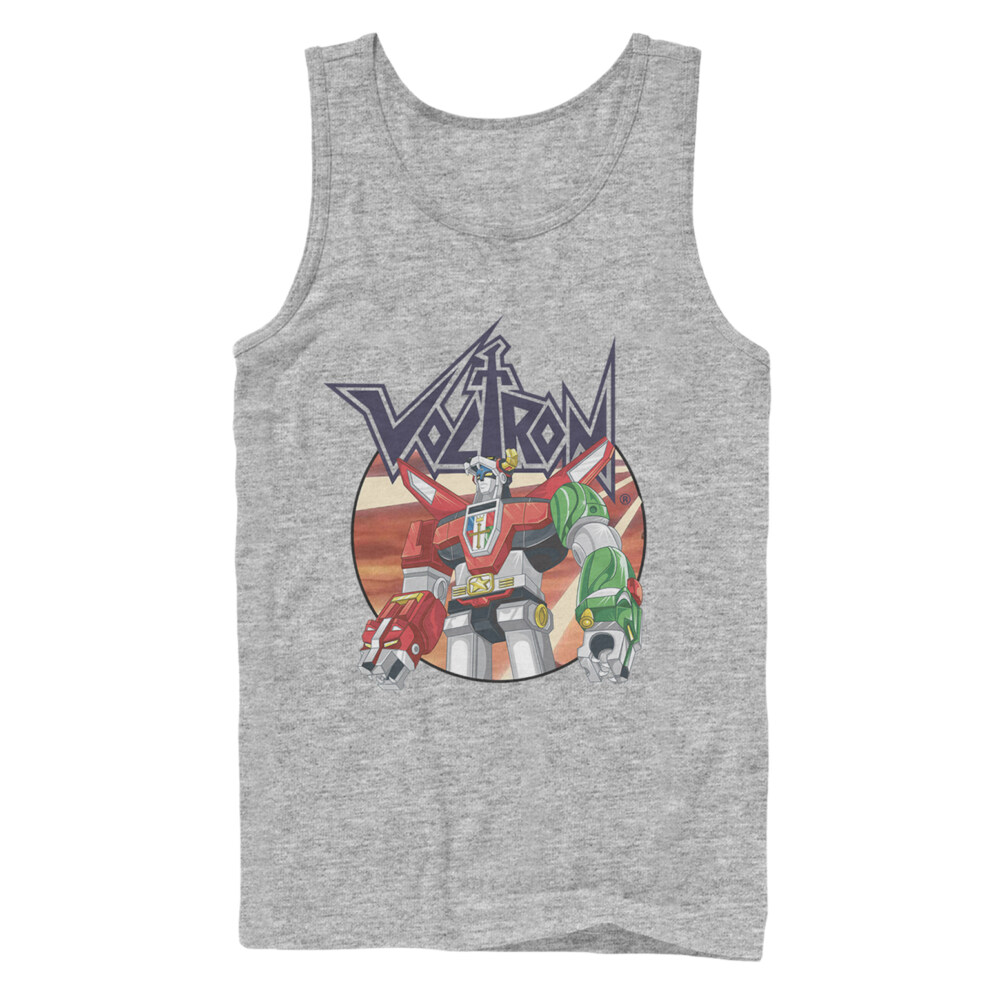 Men's Voltron: Defender of the Universe Robot Circle  Adult Tank Top