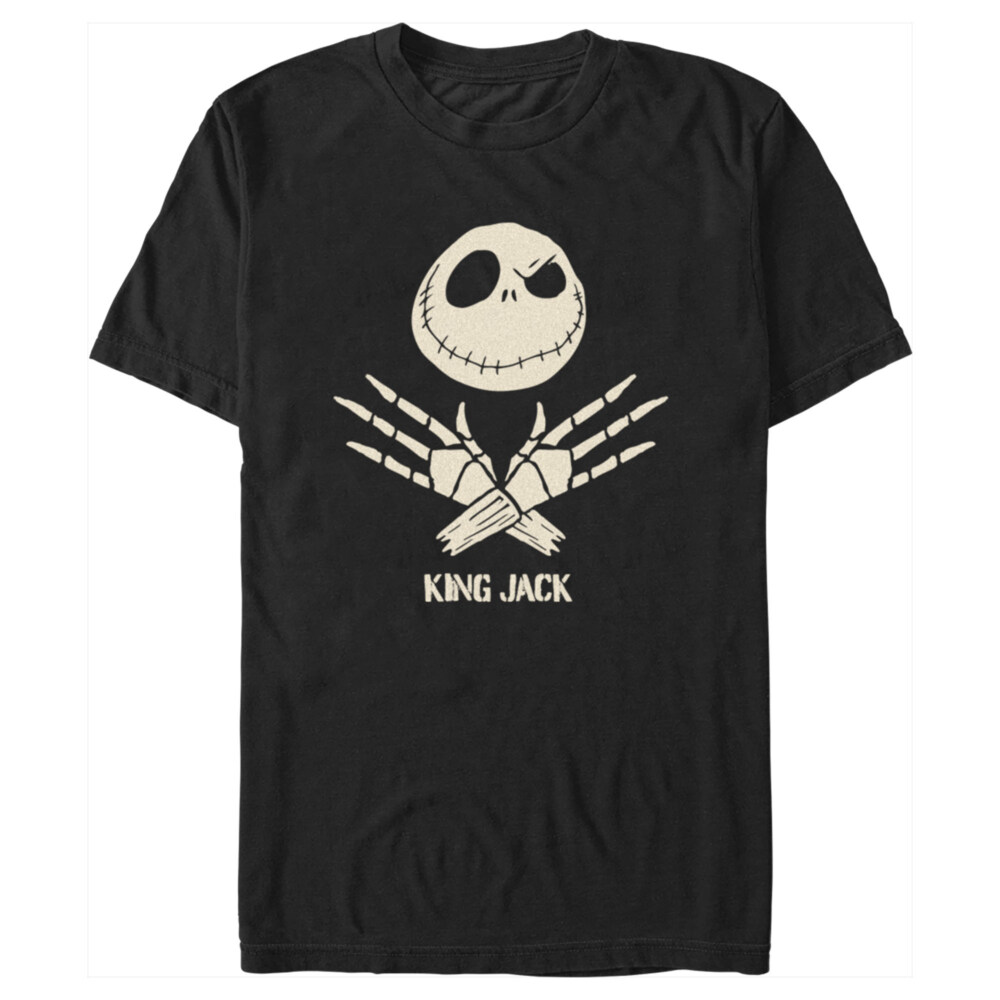 Men's The Nightmare Before Christmas King Jack  Adult T-Shirt