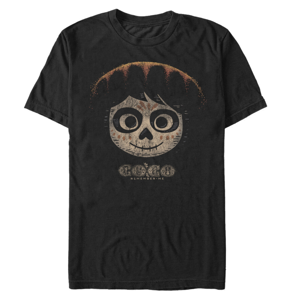 Men's Coco Miguel Skeleton Hat  Adult T-Shirt
