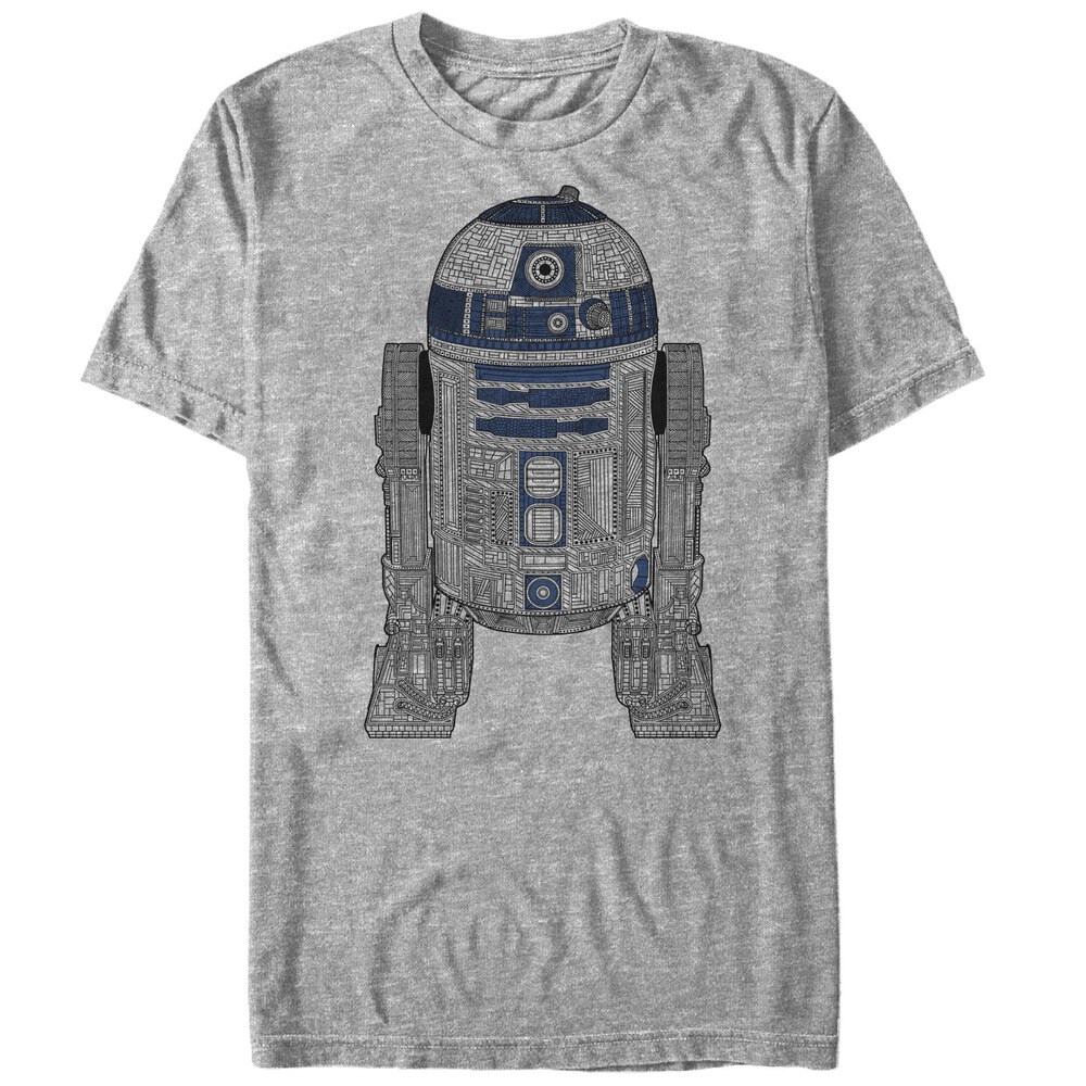 Men's Star Wars R2-D2 Henna Print  Adult T-Shirt