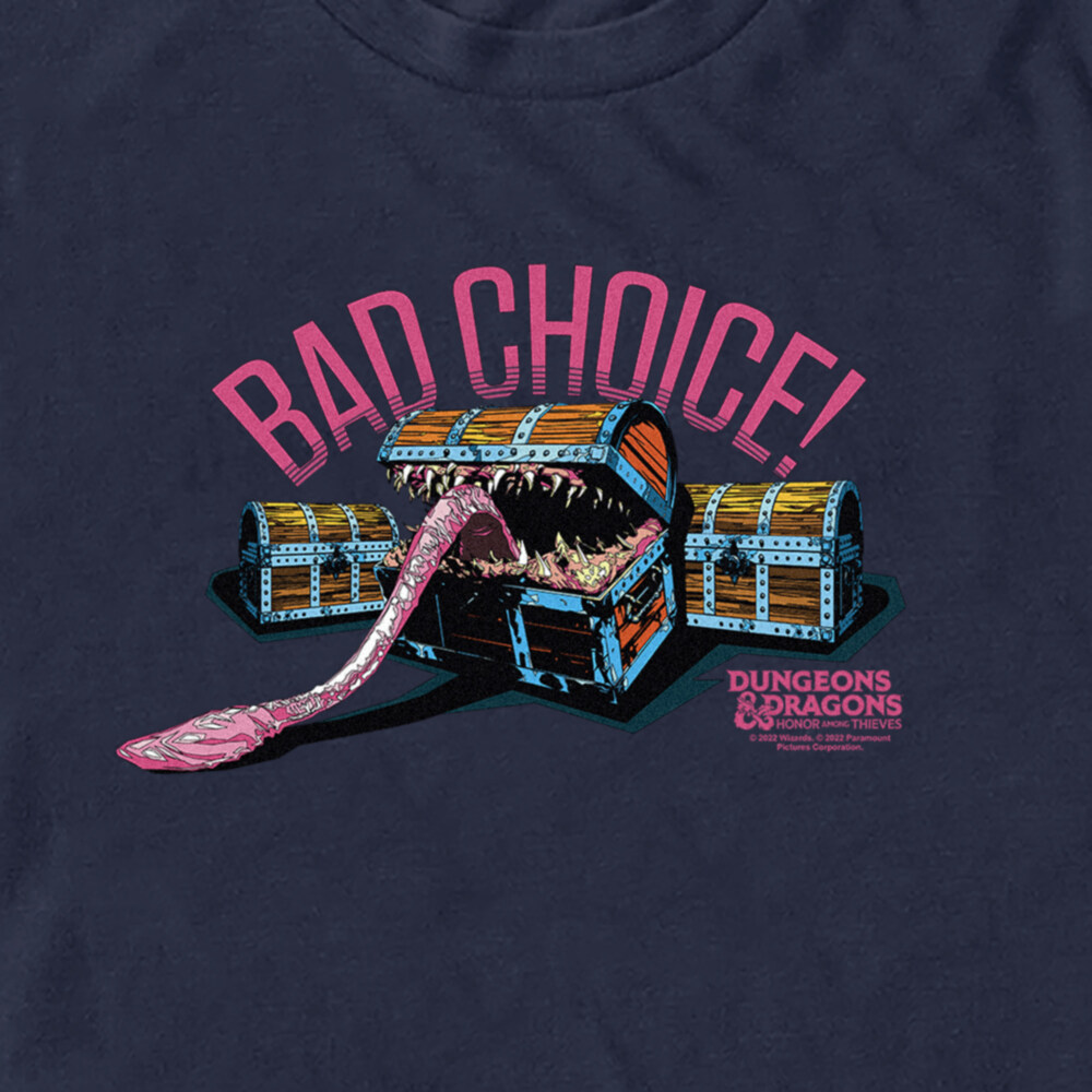 Men's Dungeons & Dragons: Honor Among Thieves Bad Choice  Adult T-Shirt