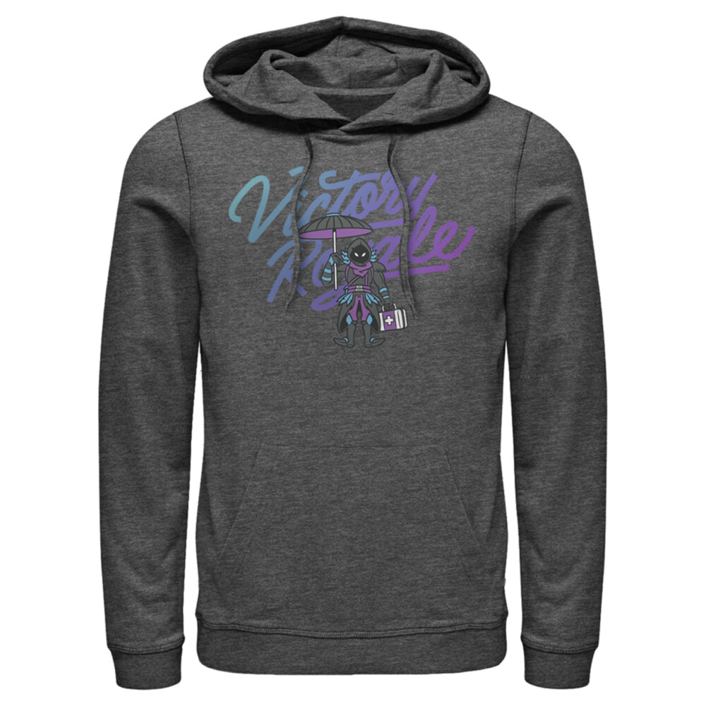 Men's Fortnite Raven Victory Royale  Adult Pull Over Hoodie