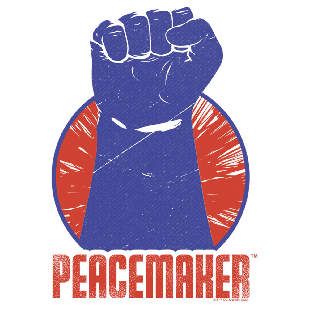 Men's Peacemaker Red Fist Circle  Adult T-Shirt