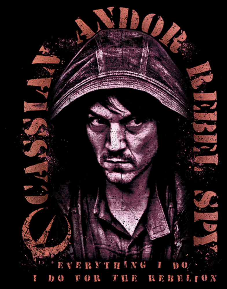 Men's Star Wars: Andor Rebel Hero Cassian Everything I Do  Adult Pull Over Hoodie