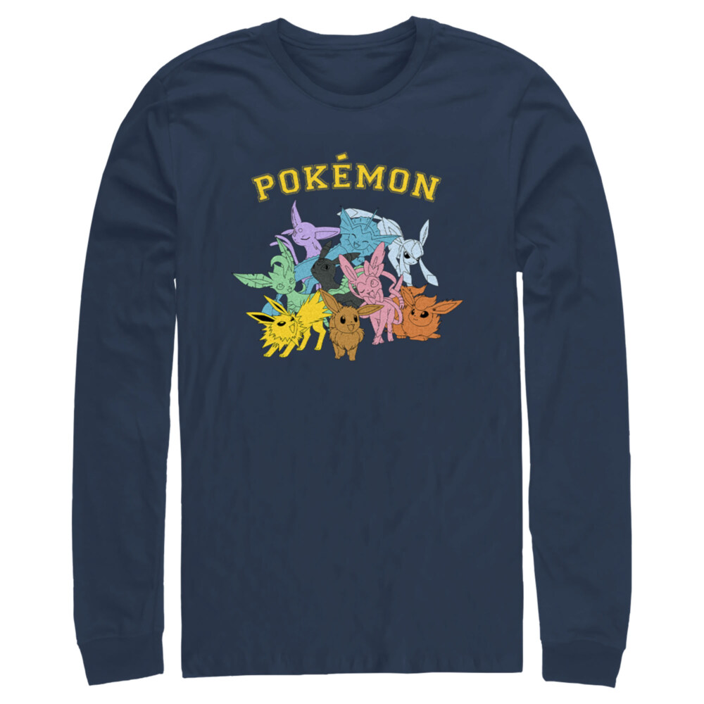 Men's Pokemon Eeveelutions  Adult Long Sleeve Shirt