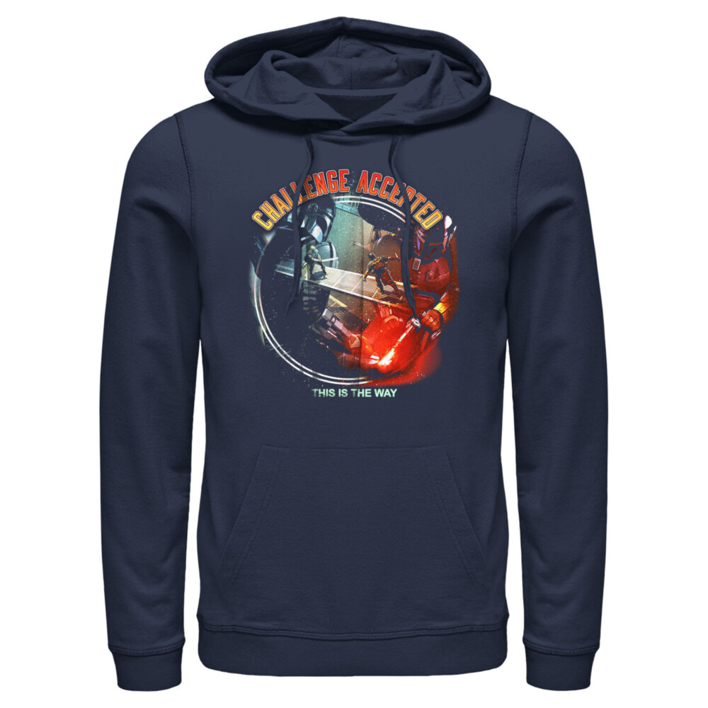 Men's Star Wars: The Book of Boba Fett Challenge Accepted This is the Way  Adult Pull Over Hoodie