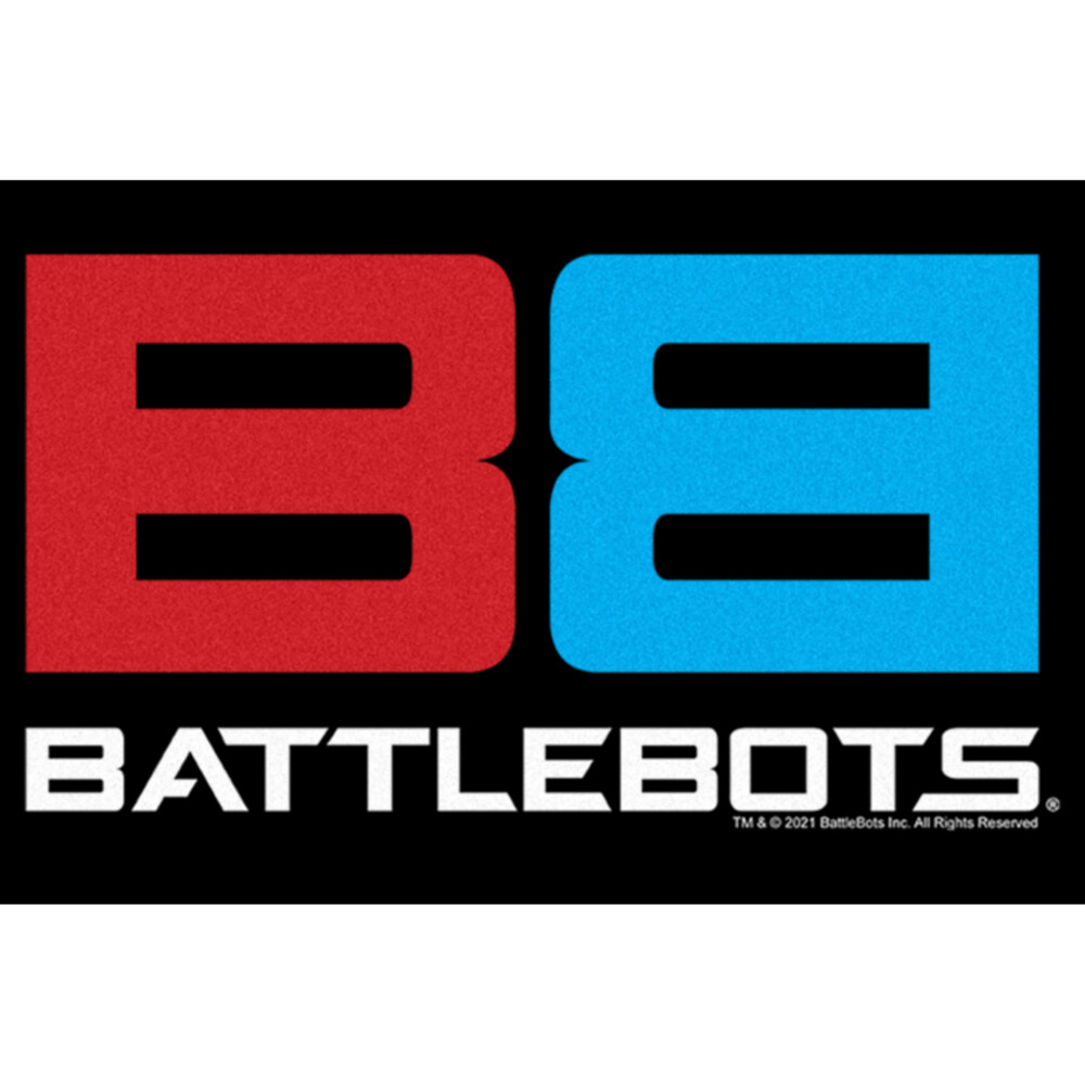 Men's Battlebots Red and Blue Logo  Adult T-Shirt