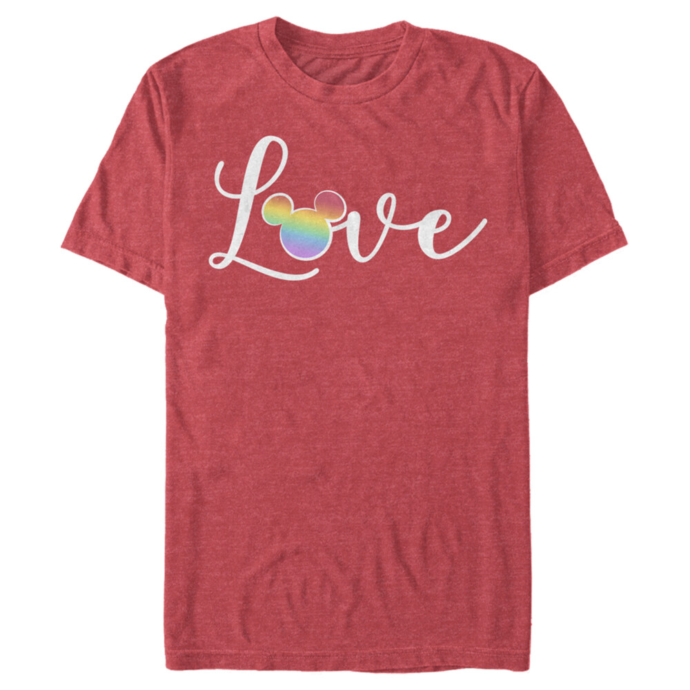 Men's Mickey & Friends Love and Disney  Adult T-Shirt