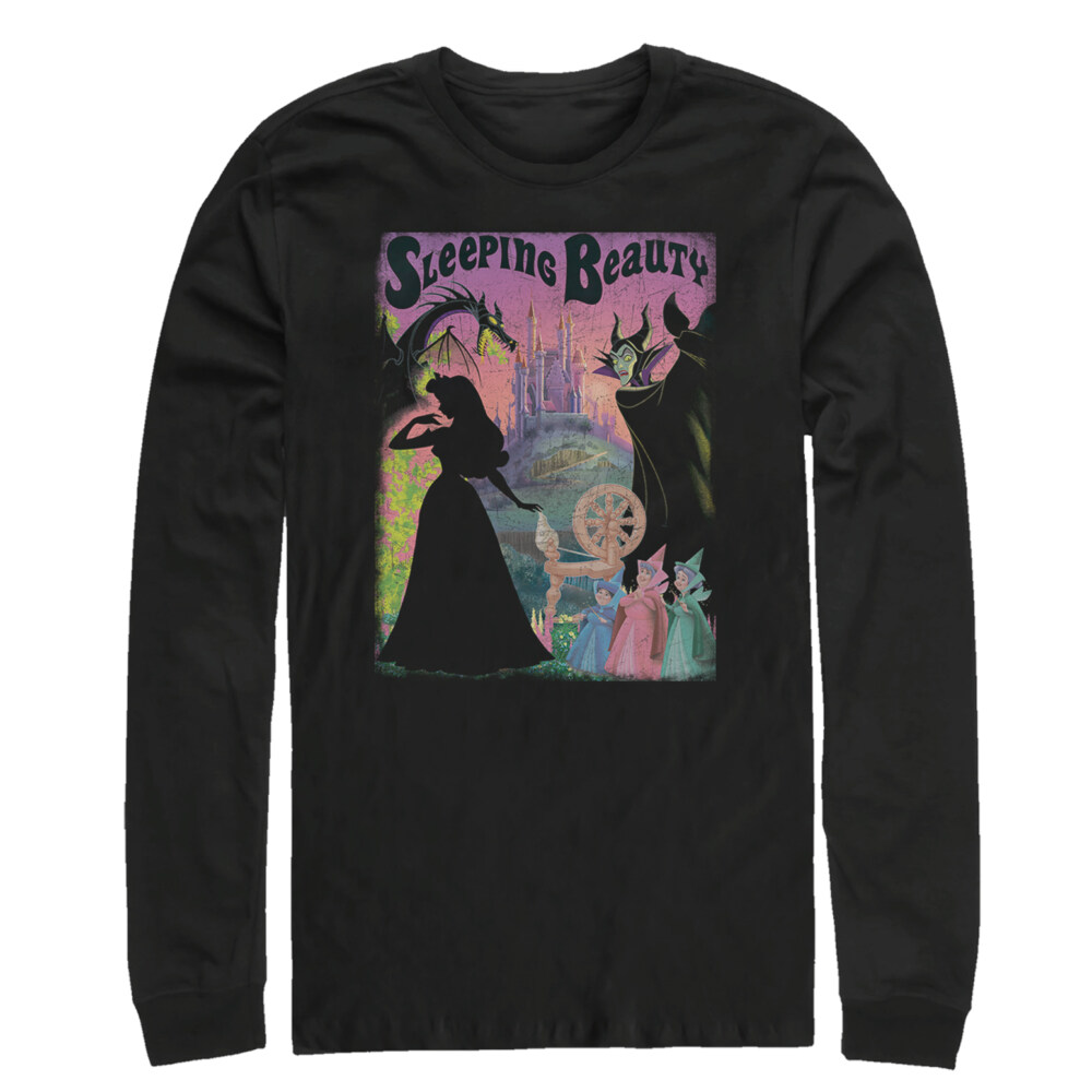 Men's Sleeping Beauty Silhouettes  Adult Long Sleeve Shirt
