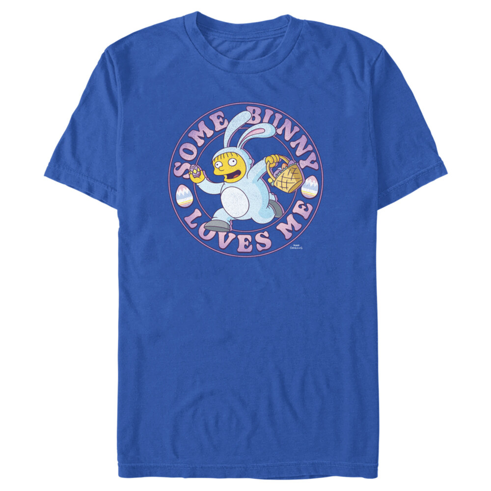 Men's The Simpsons Easter Ralph Some Bunny Loves Me  Adult T-Shirt