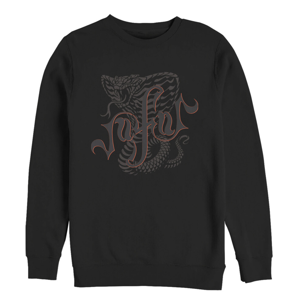 Men's Aladdin Jafar Cobra Scrawl  Adult Sweatshirt