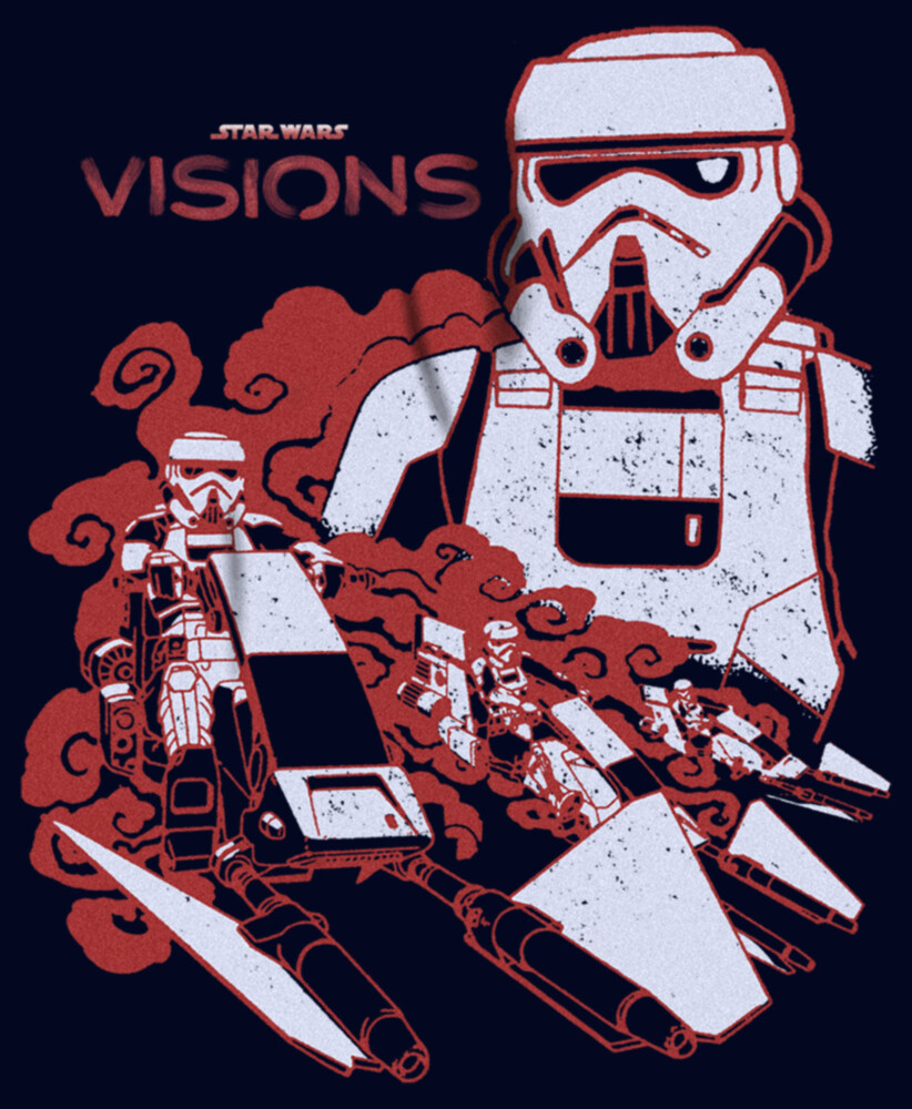 Men's Star Wars: Visions Stormtroopers in Action  Adult T-Shirt