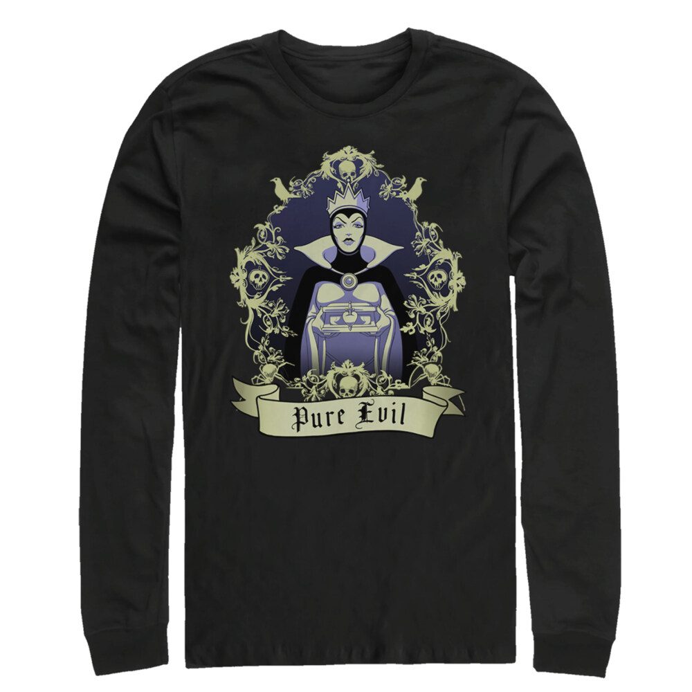 Men's Snow White and the Seven Dwarves Pure Evil Frame  Adult Long Sleeve Shirt