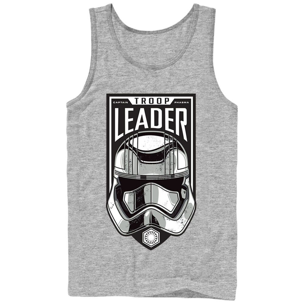 Men's Star Wars The Force Awakens Captain Phasma Troop Leader  Adult Tank Top