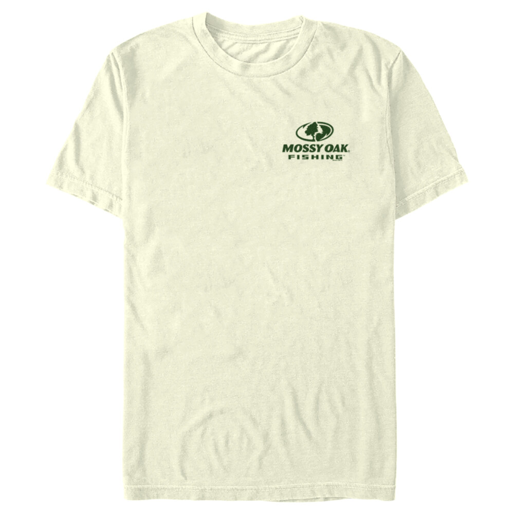 Men's Mossy Oak Small Fishing Logo  Adult T-Shirt
