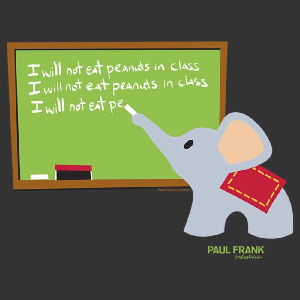 Men's Paul Frank Ellie in Class  Adult T-Shirt