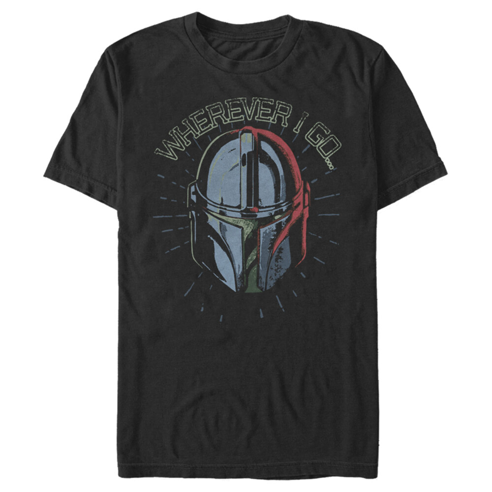 Men's Star Wars: The Mandalorian Father's Day Mando Wherever I Go�  Adult T-Shirt