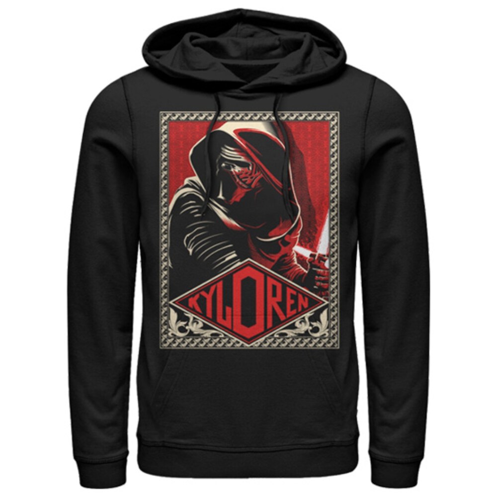 Men's Star Wars The Force Awakens Kylo Ren Poster  Adult Pull Over Hoodie