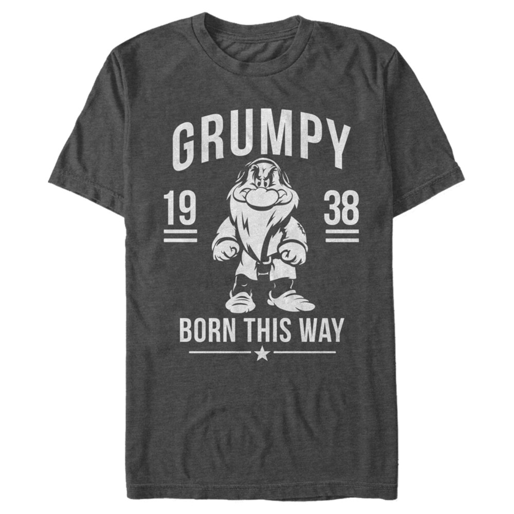 Men's Snow White and the Seven Dwarves Grumpy Born This Way  Adult T-Shirt