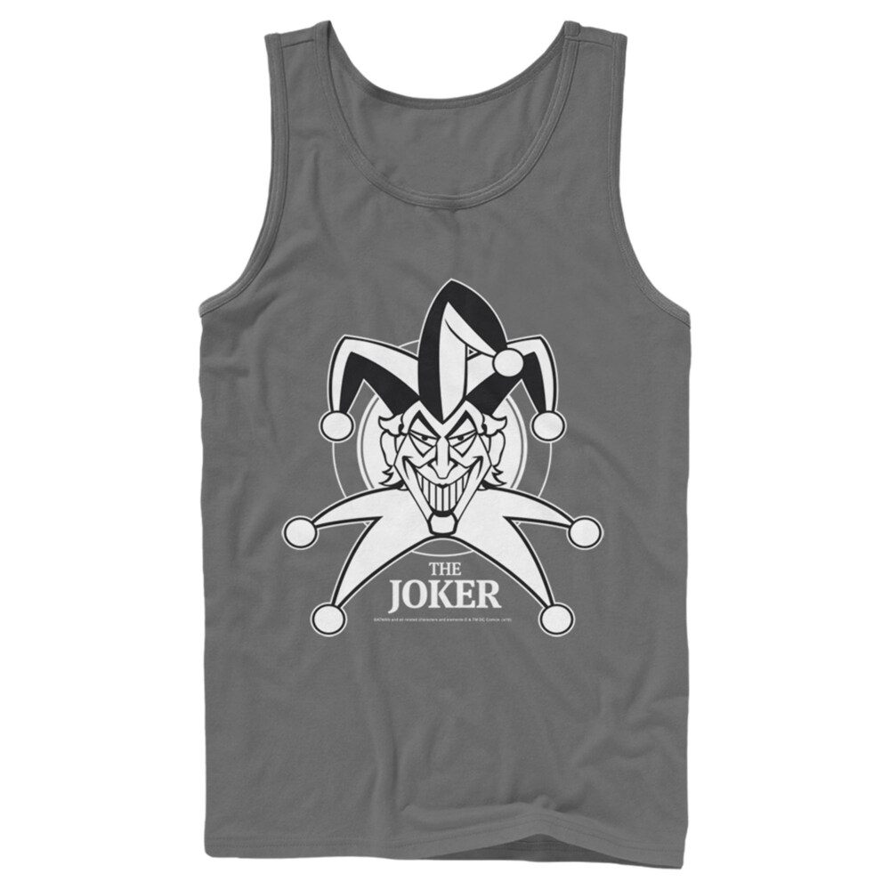 Men's Batman Joker Emblem  Adult Tank Top