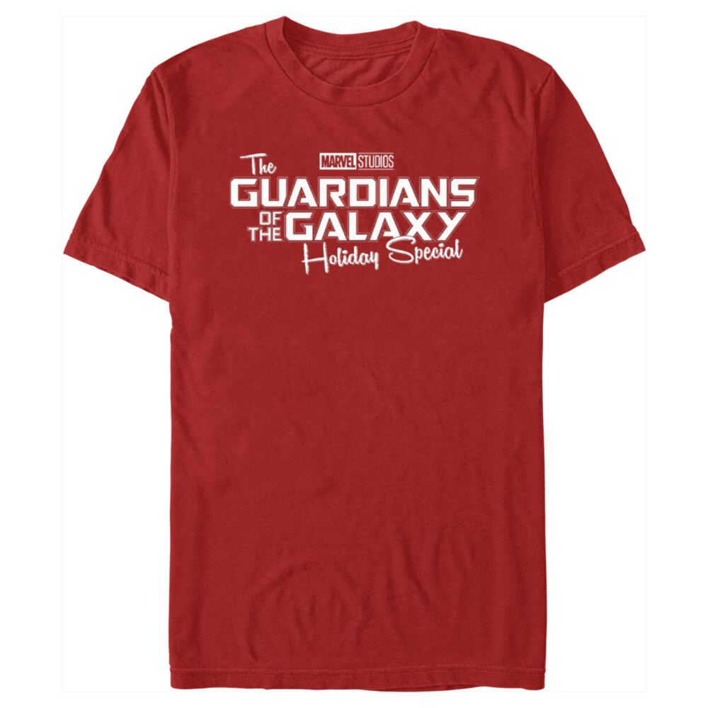 Men's Guardians of the Galaxy Holiday Special White Logo  Adult T-Shirt
