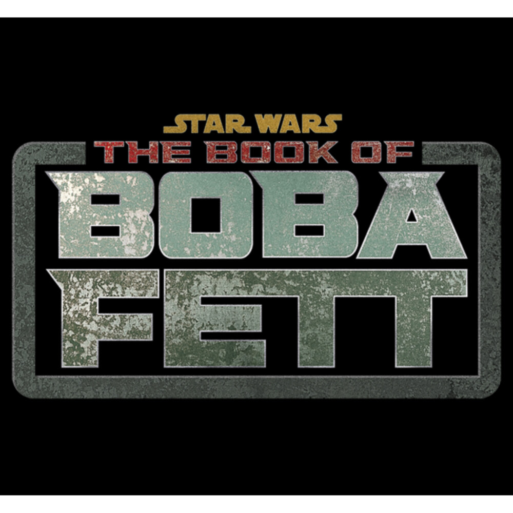 Men's Star Wars: The Book of Boba Fett Distressed Logo  Adult Long Sleeve Shirt