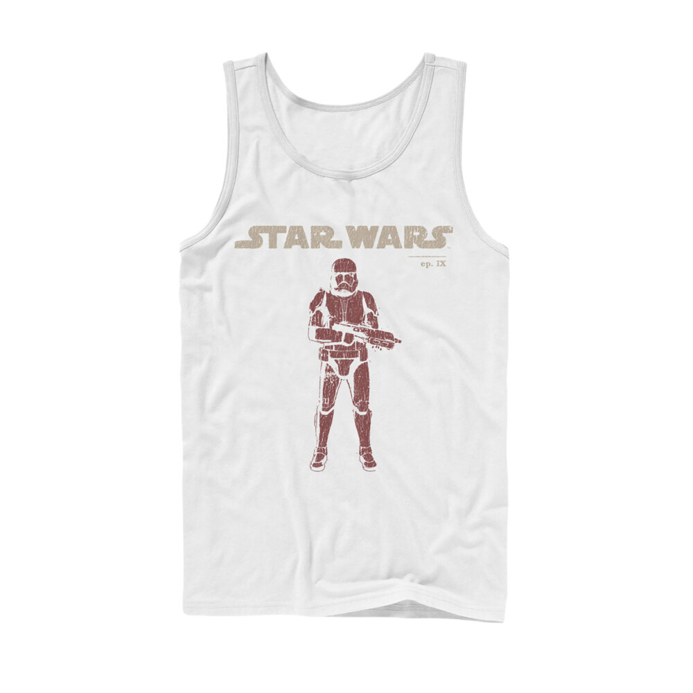 Men's Star Wars: The Rise of Skywalker Retro Sith Trooper  Adult Tank Top
