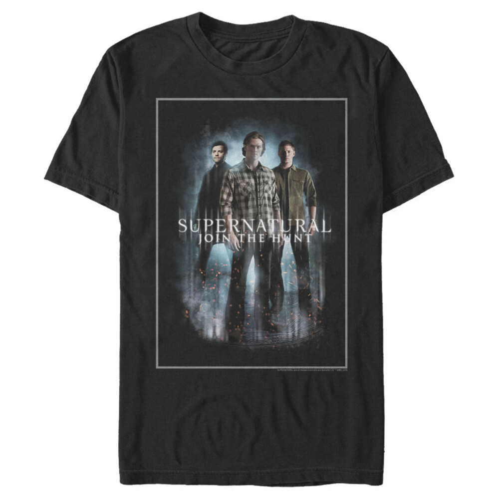 Men's Supernatural Character Hunt Poster  Adult T-Shirt