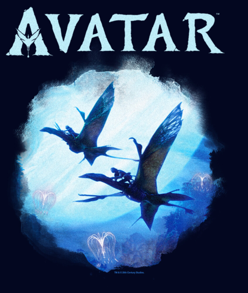 Men's Avatar: The Way of Water Great Leonopteryx Flight Logo  Adult T-Shirt