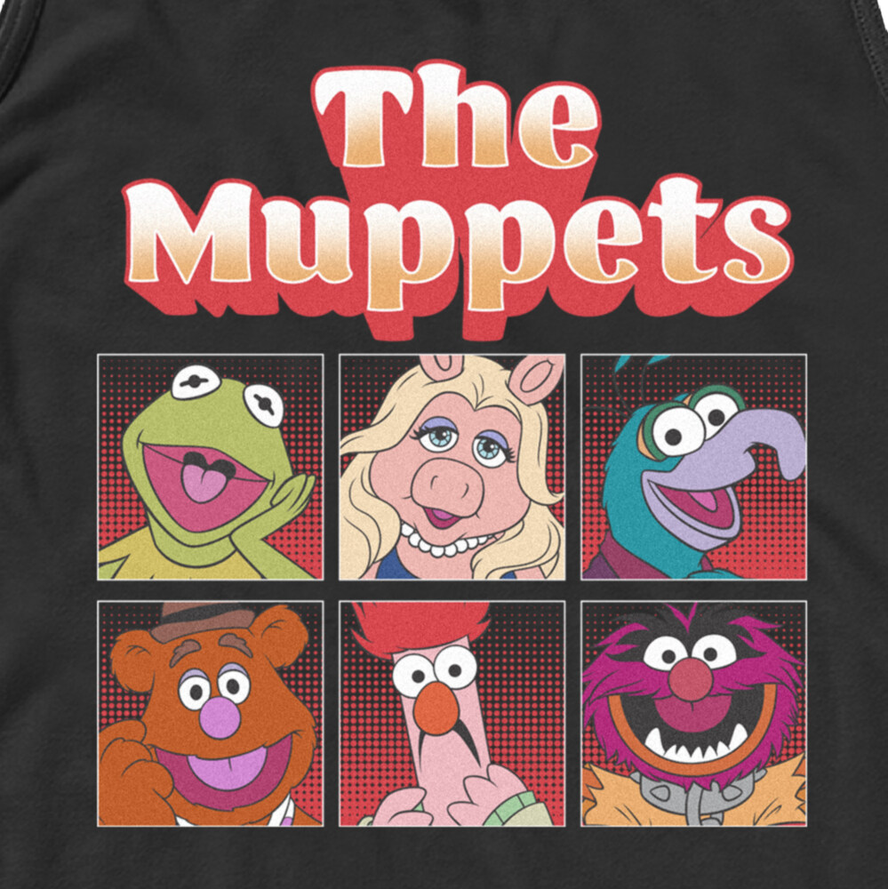 Men's The Muppets Boxed Characters  Adult Tank Top