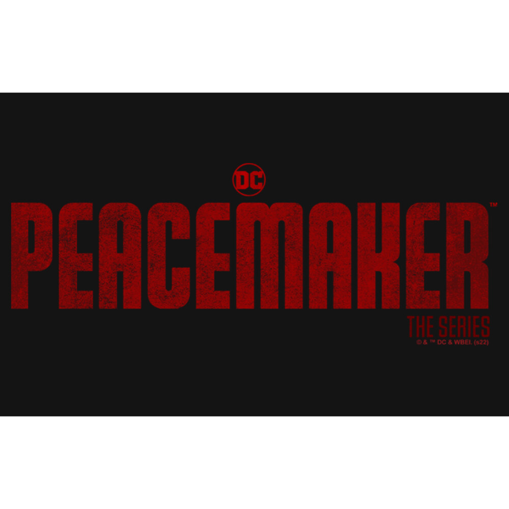 Men's Peacemaker Red Distressed Logo  Adult Tank Top