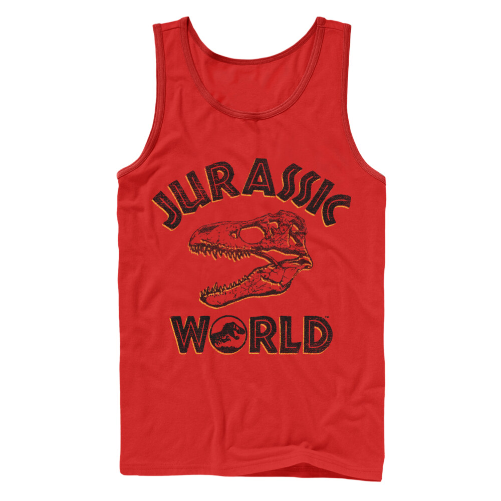 Men's Jurassic World: Fallen Kingdom Skull Fossil  Adult Tank Top