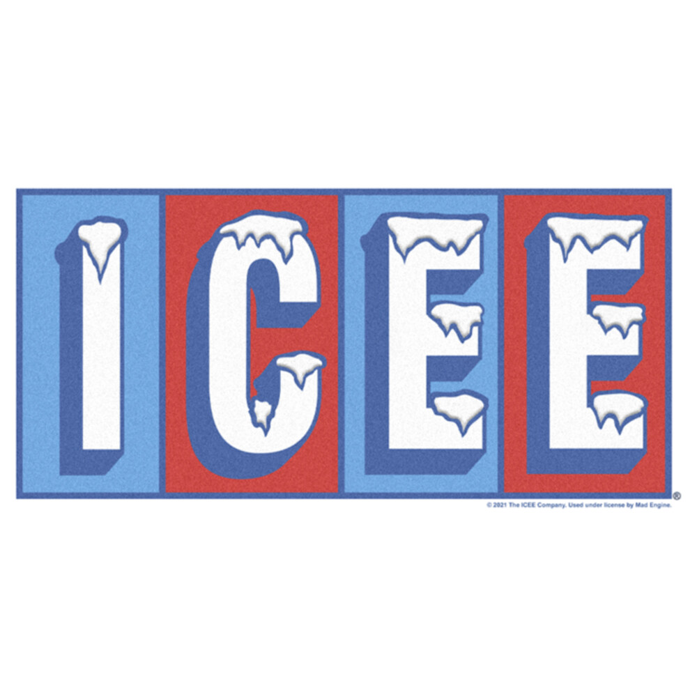 Men's ICEE Classic Red and Blue Logo  Adult T-Shirt