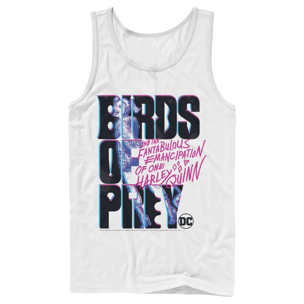 Men's Birds of Prey Cartoon Logo  Adult Tank Top