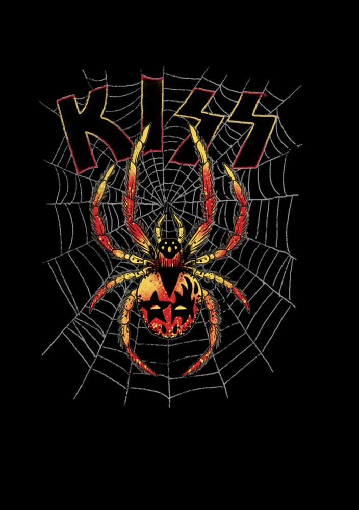 Men's KISS Spider Web  Adult T-Shirt