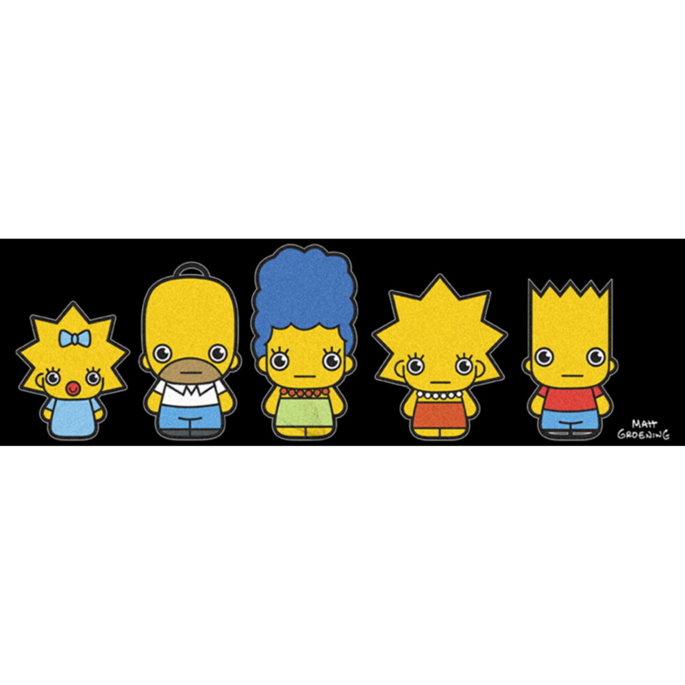 Men's The Simpsons Chibi Family  Adult Sweatshirt
