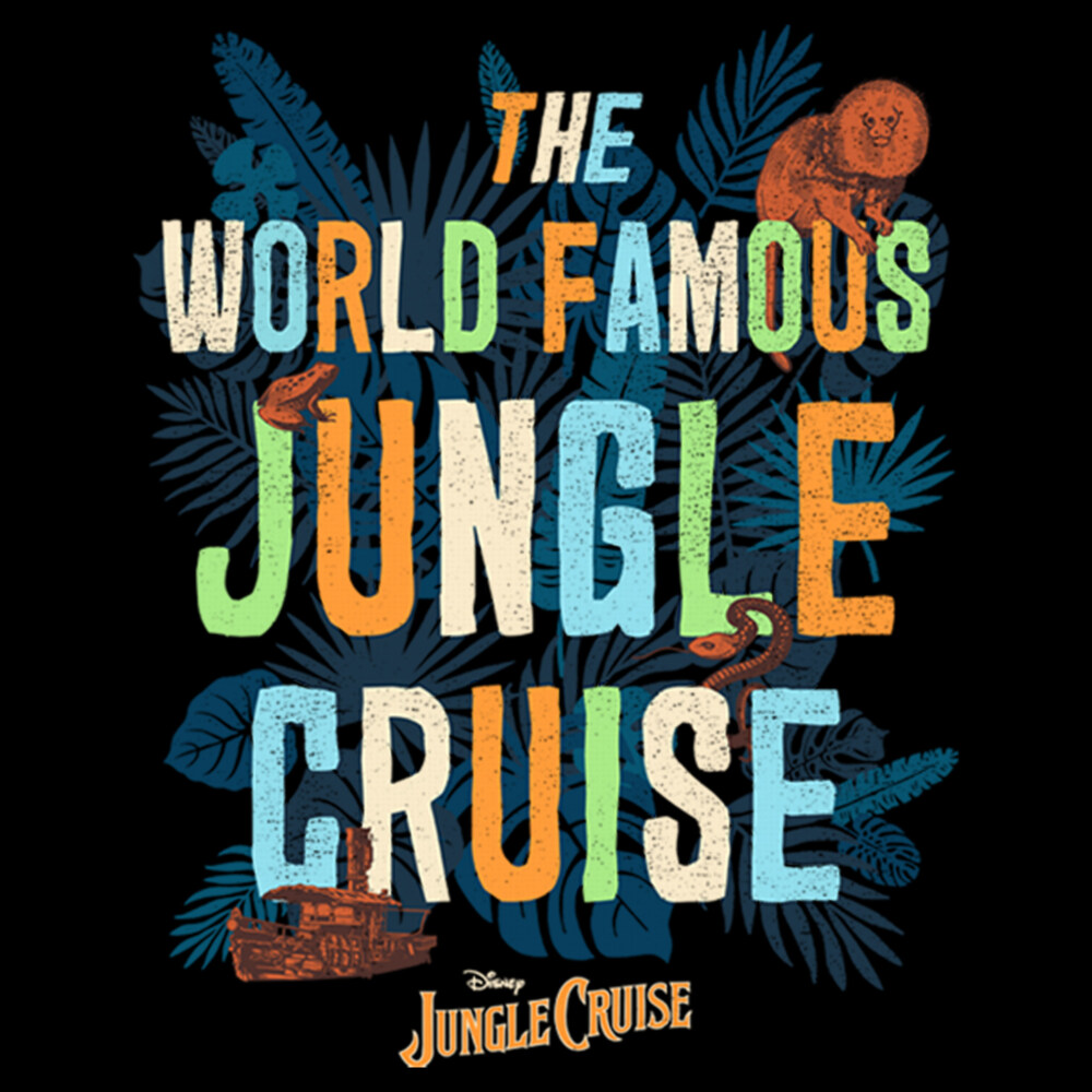 Men's Jungle Cruise The World Famous Logo  Adult Tank Top