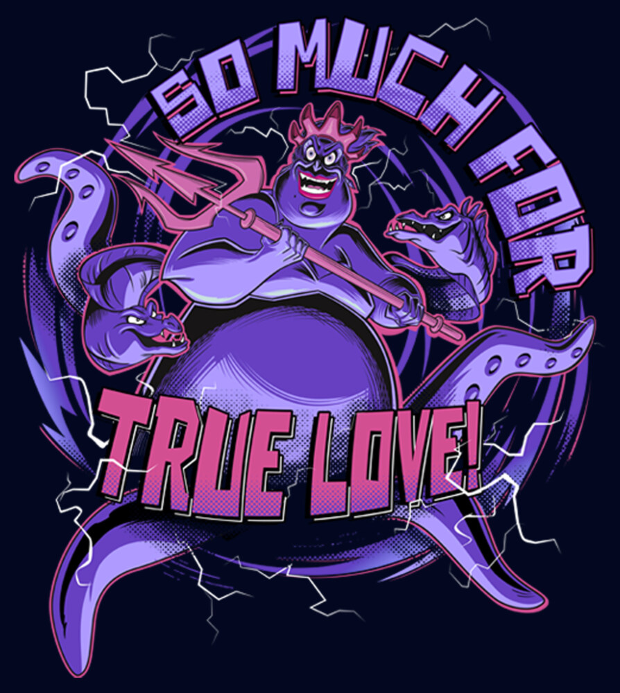 Men's The Little Mermaid Ursula So Much For True Love  Adult T-Shirt
