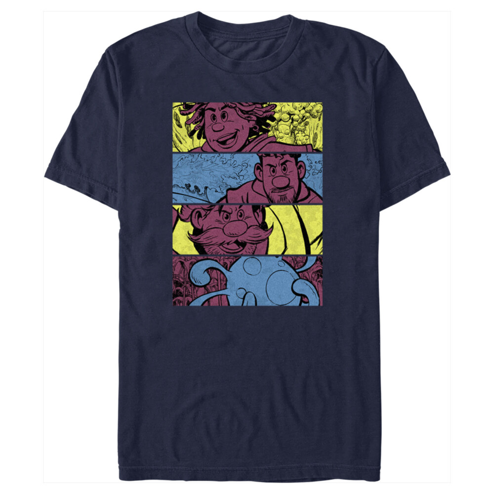 Men's Strange World Clade Family Comic Strips  Adult T-Shirt