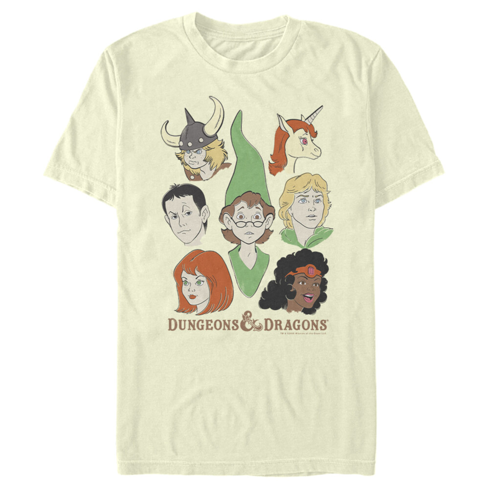 Men's Dungeons & Dragons Cartoon Favorite Players  Adult T-Shirt