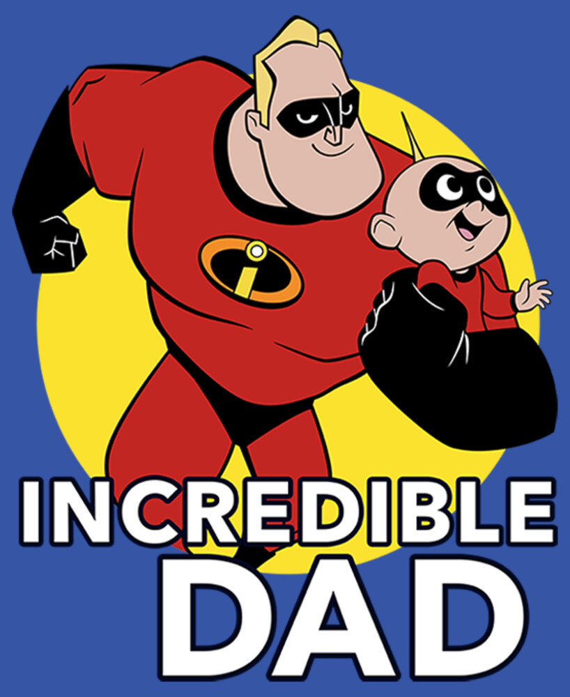 Men's The Incredibles 2 Jack-Jack and Mr. Incredible Best Dad  Adult Sweatshirt