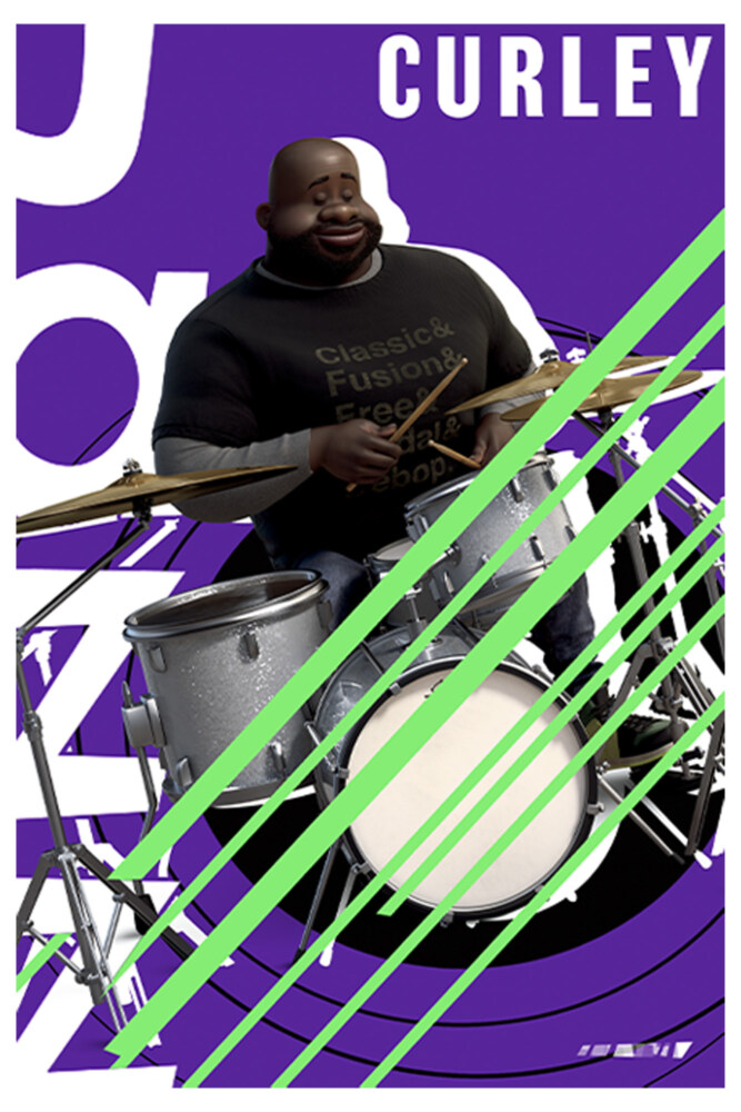 Men's Soul Curley Jazz  Adult T-Shirt