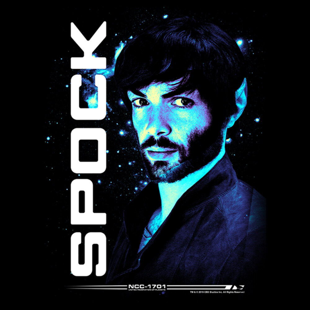 Men's Star Trek: Discovery Spock Portrait  Adult T-Shirt