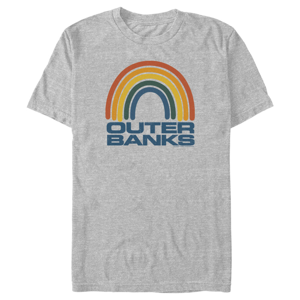 Men's Outer Banks Rainbow Logo  Adult T-Shirt